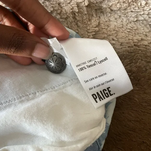 Blue and White flowy pants - Picture 6 of 7